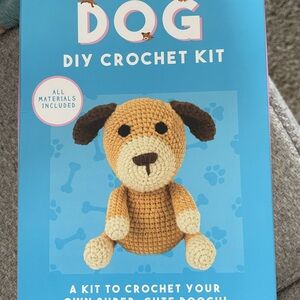 DIY Crochet Kit for Dogs - Brown and Cream